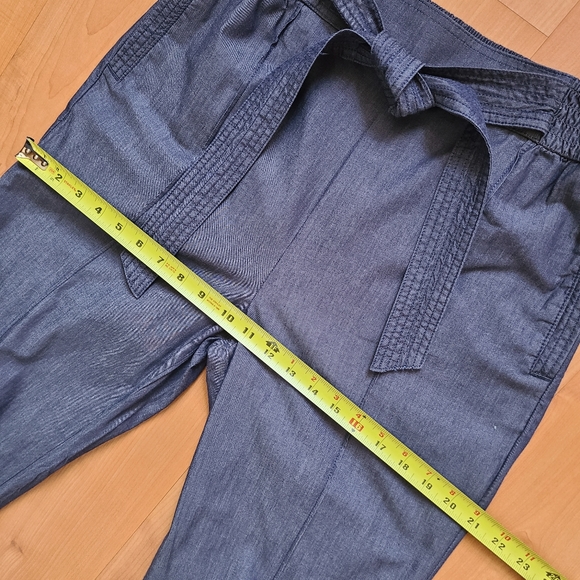 Anthropologie Globetrotter Cotton Chambray Joggers - Picture 11 of 16